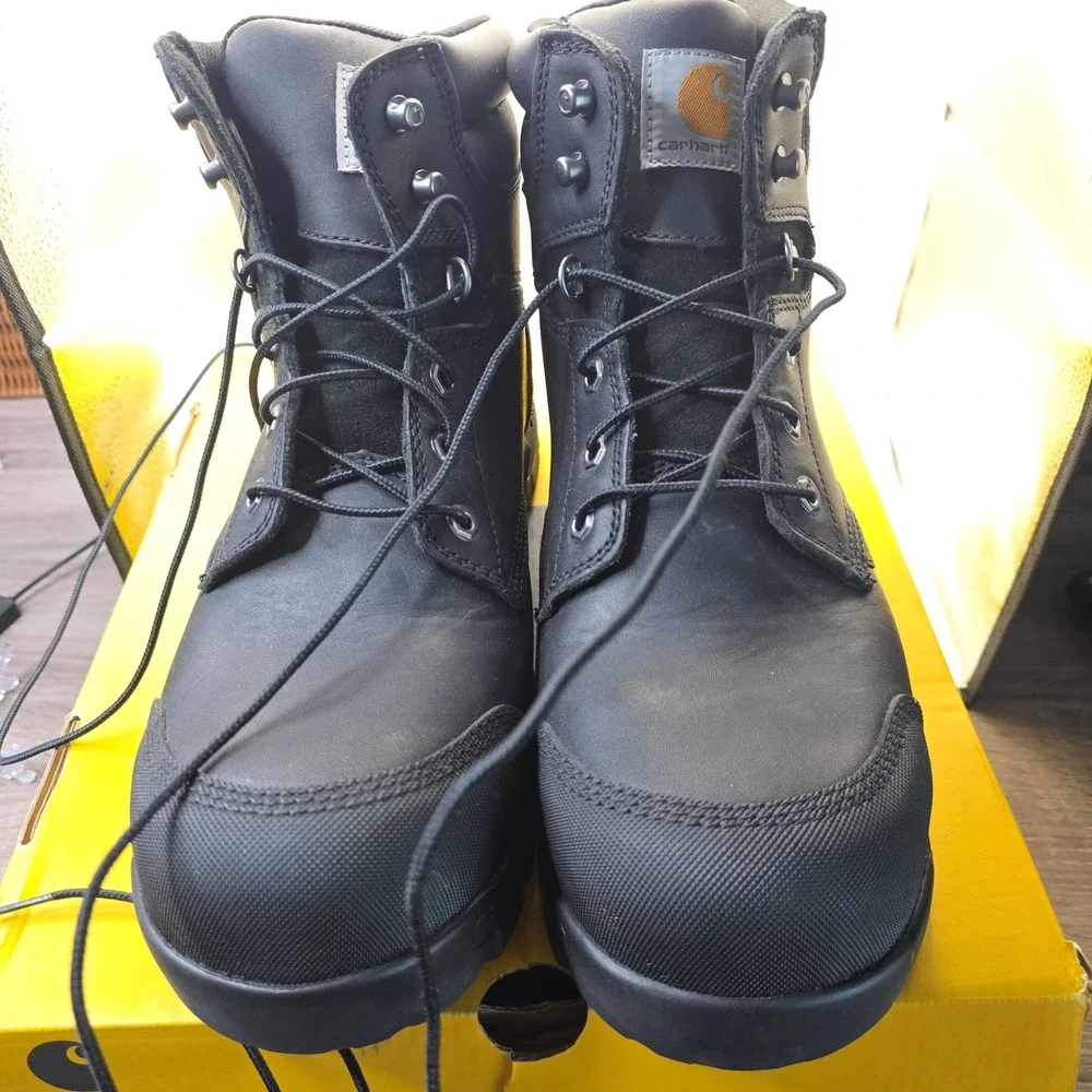 Carhartt Rugged Flex 6-Inch Waterproof Composite Toe Boots Black CMF6371 11.5